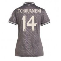 Fotballdrakt Dame Real Madrid Aurelien Tchouameni #14 Tredjedrakt 2024-25 Kortermet